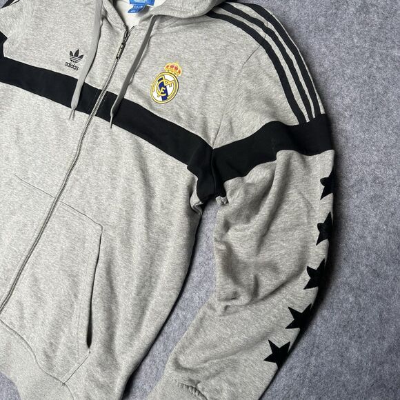 REAL MADRID LA LIGA LEGENDS FOOTBALL SOCCER JACKET ADIDAS MENS sz XL - Picture 4 of 8